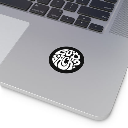 Got Sack? B&W Vinyl Sticker