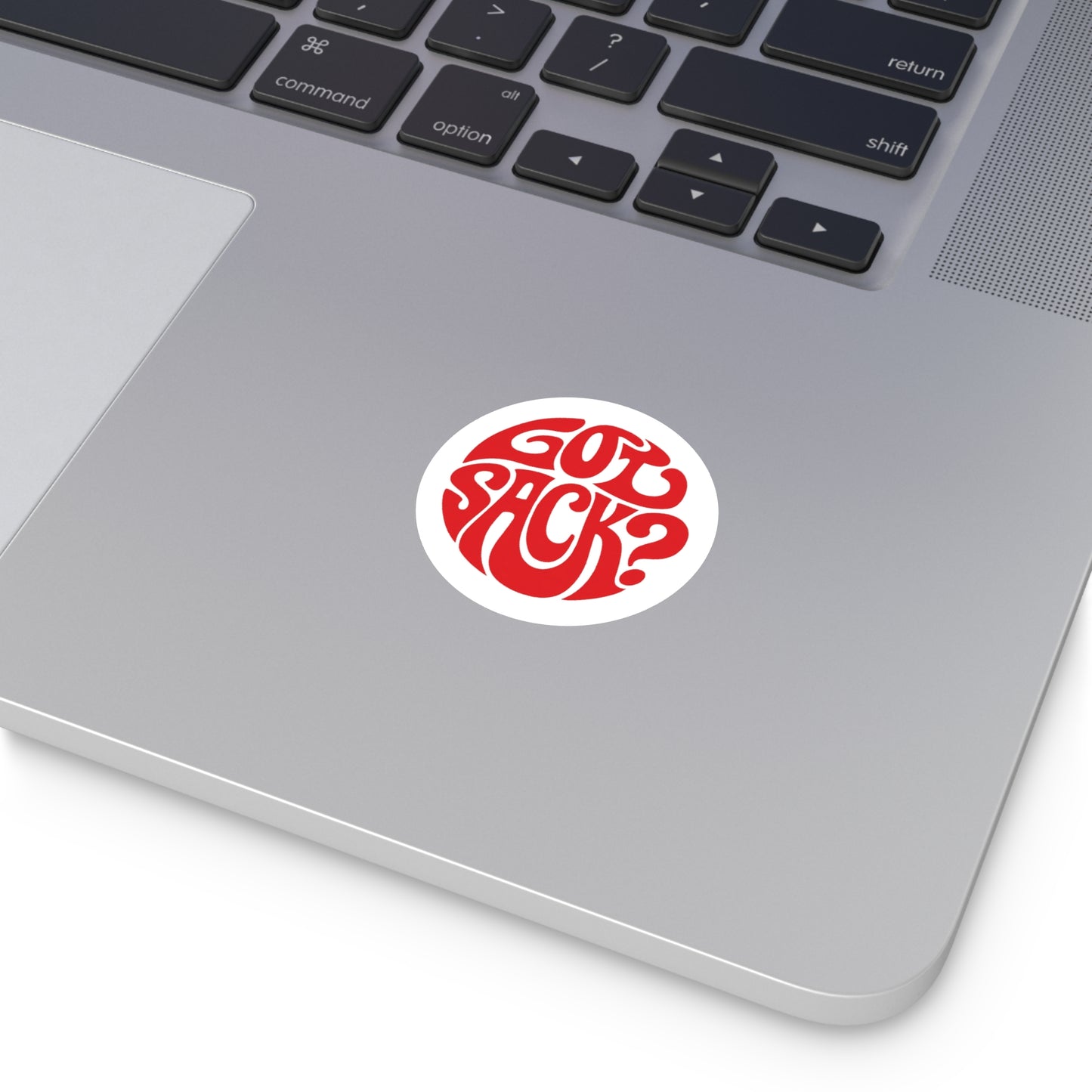 Got Sack? Red Vinyl Sticker